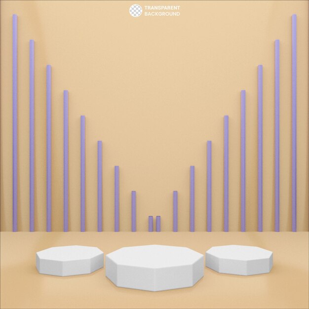 3d Nowoczesne Podium