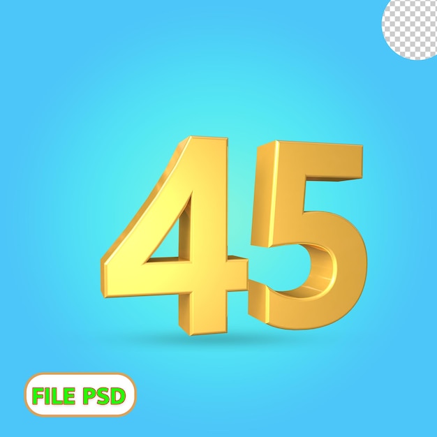 3d 숫자 4