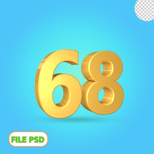 Numero 3d 68