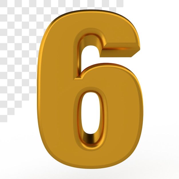 3d number 6