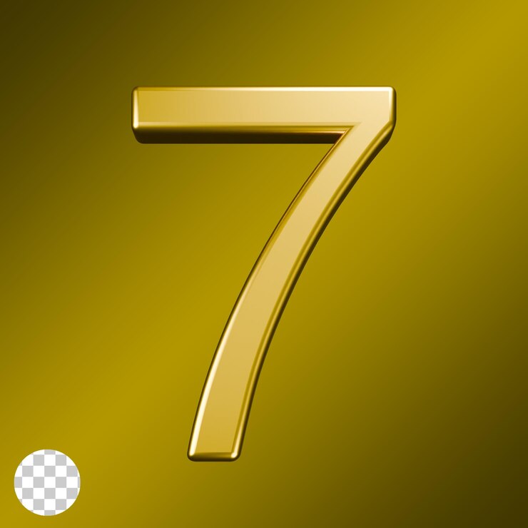 PSD 3d number collection