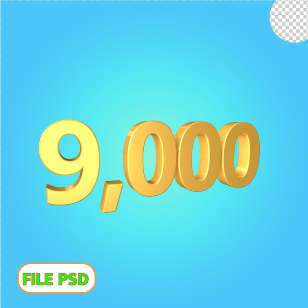 3d Numer 9000