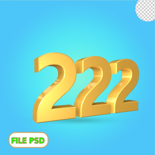 3D-nummer 222