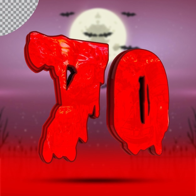 3d nummer 70 van halloween