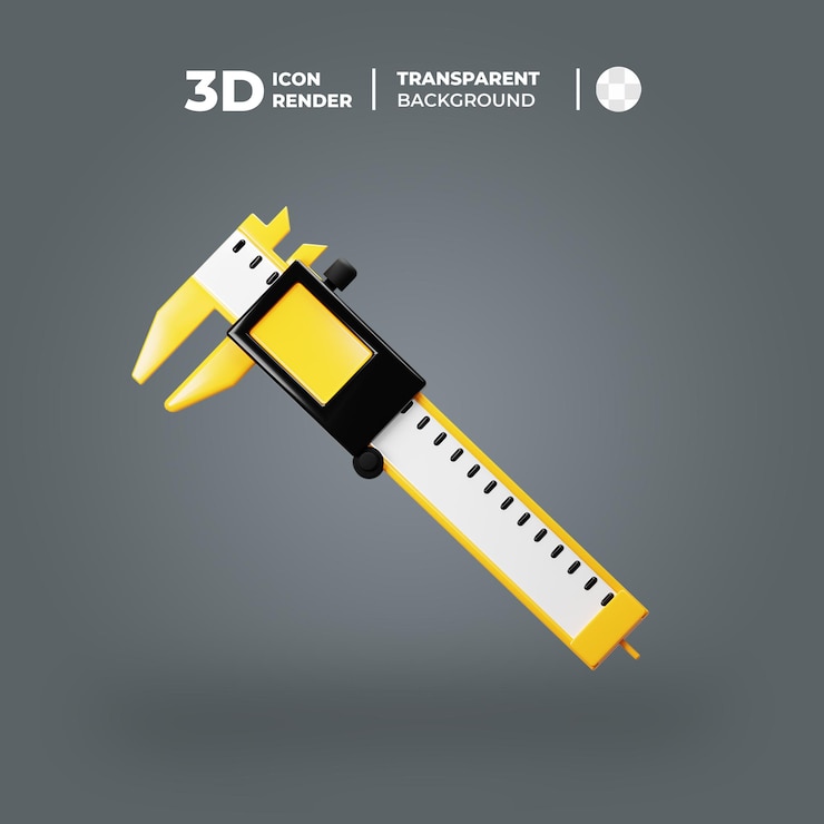 PSD 3d object caliper