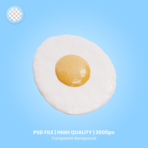 3D 개체 계란후라이