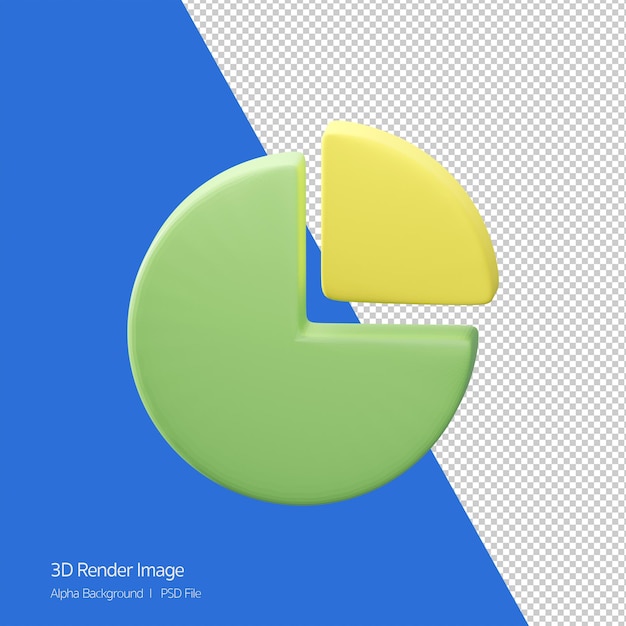 3d object rendering circle graph