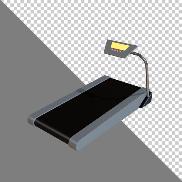 PSD 3d object treadmill ilustration