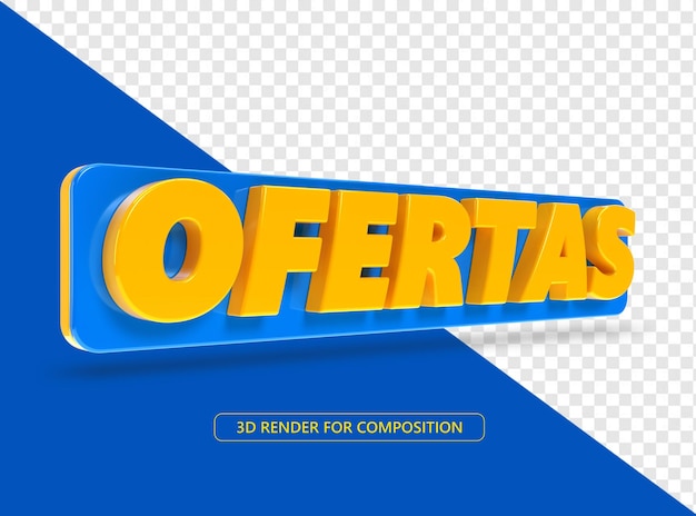 Offerte 3d in portoghese