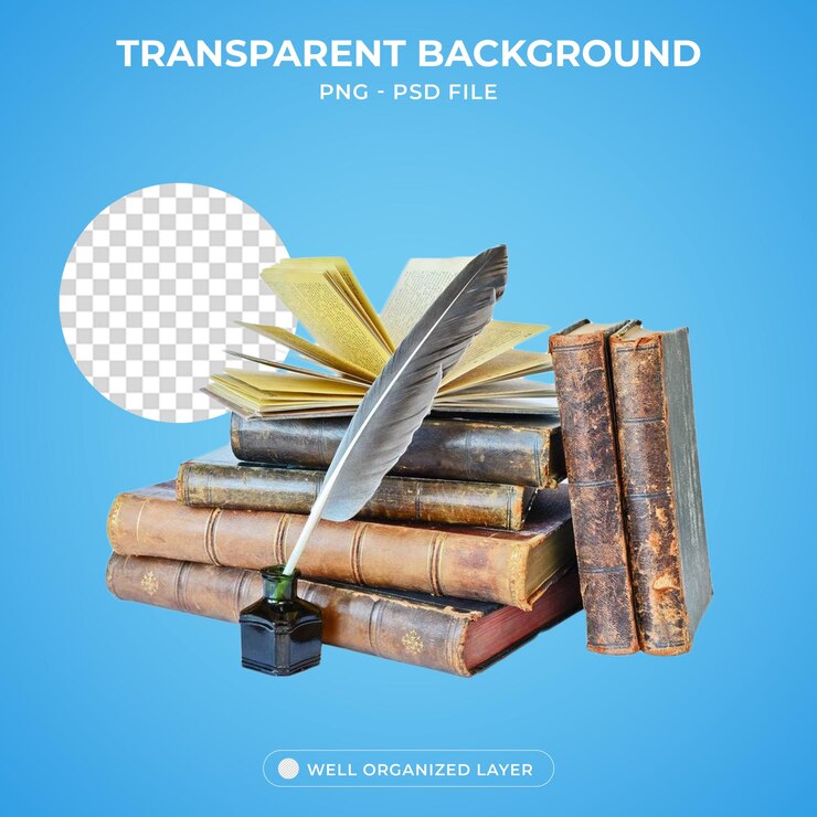 PSD тинк для старых книг 3d