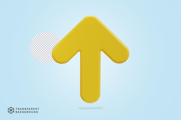 3D-omhoog pijlpictogram