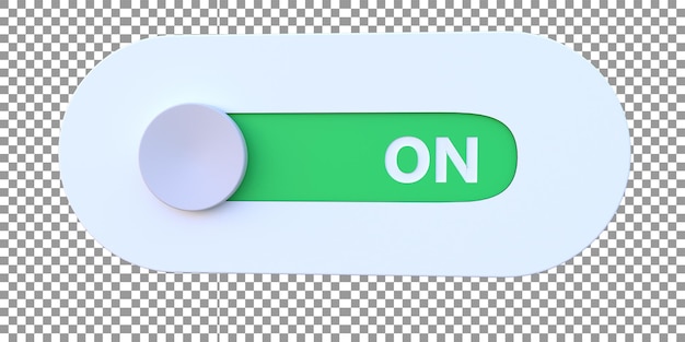 PSD 3d オン オフ ボタン web アプリケーションのレンダリング
