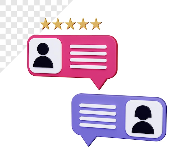 3d online chat with star rating