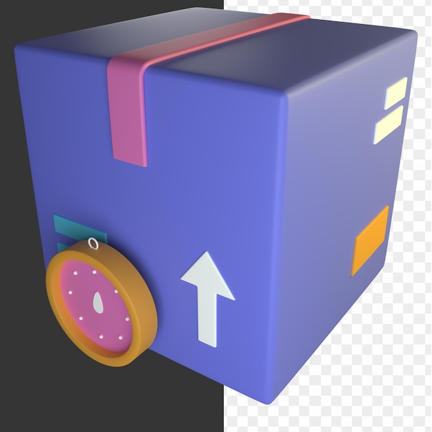 3D Online Shop Icon