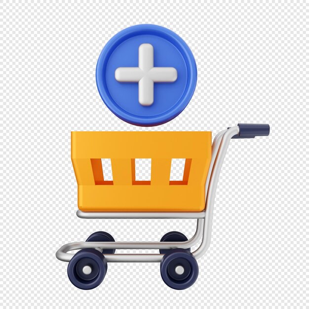 3d online shop sale ecommerce icon illustration render