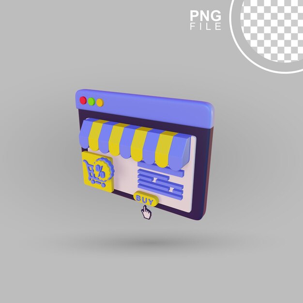 3D Online Shopping Website