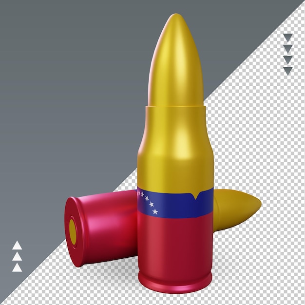 3d-opsommingsteken venezuela vlag rendering juiste weergave