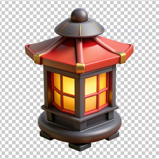 PSD 3d oriental lantern