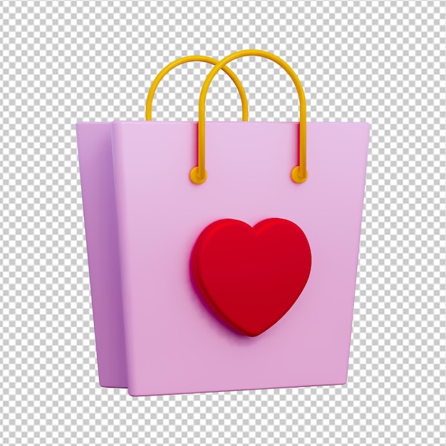 PSD 3d paper bag icon