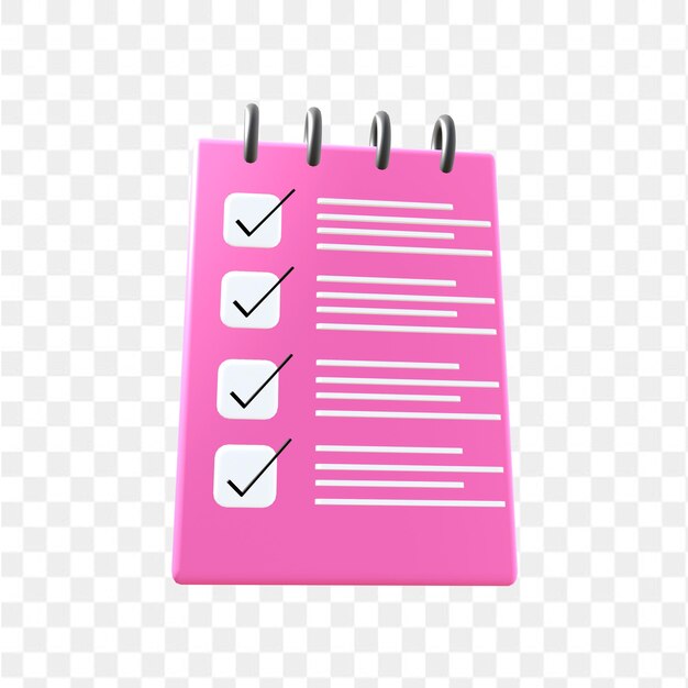 3d paper clipboard task