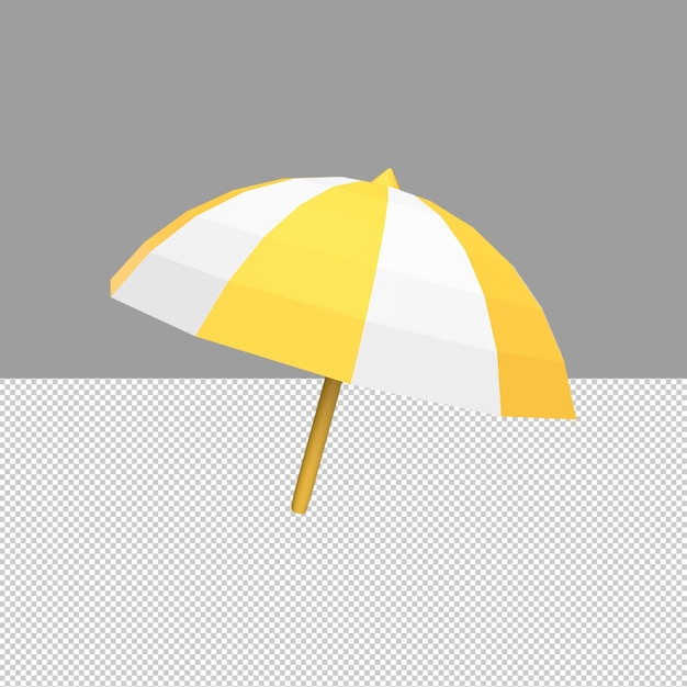 3d Parasol Renderowany Ilustracja Obiektu