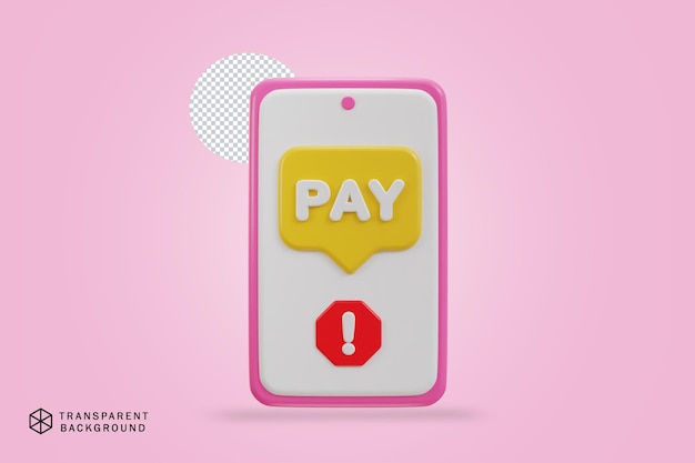 3d payment faild icon