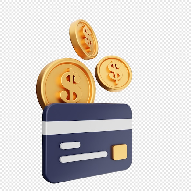 3d payment icon illustration