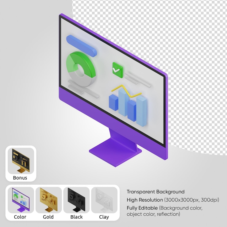 PSD 3d pc with statistic isometric
