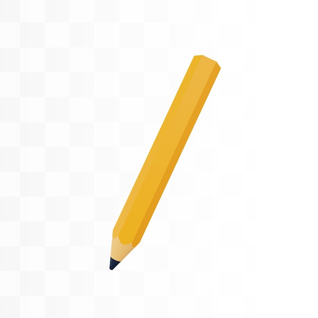 PSD 3d pencil