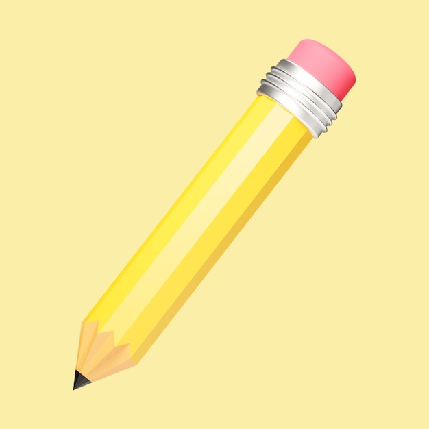 PSD 3d pencil