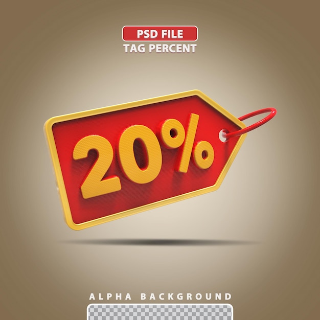3D-percentage 20 procent