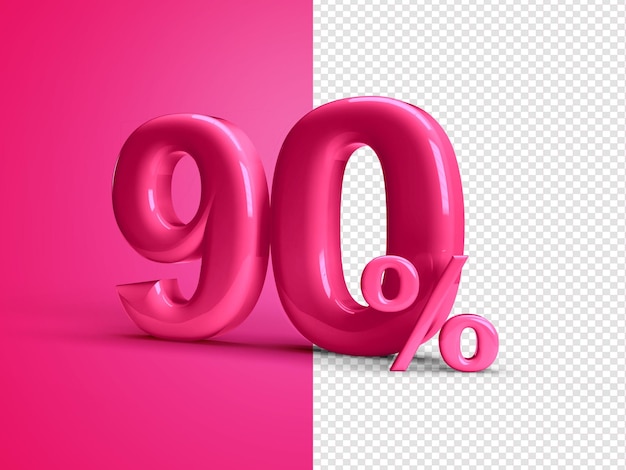 Sconto percentuale 3d in numeri