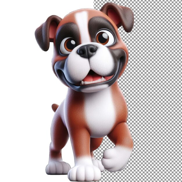 3d pet pal fluffy e cute dog