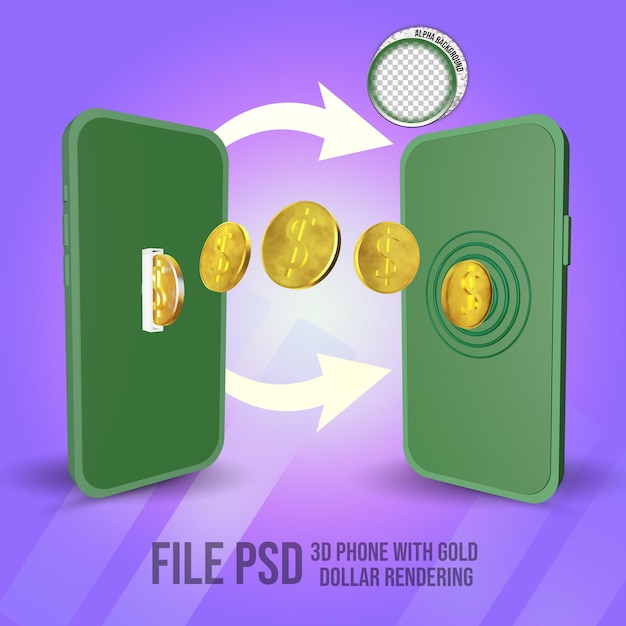 3d phone transfer gold to phone