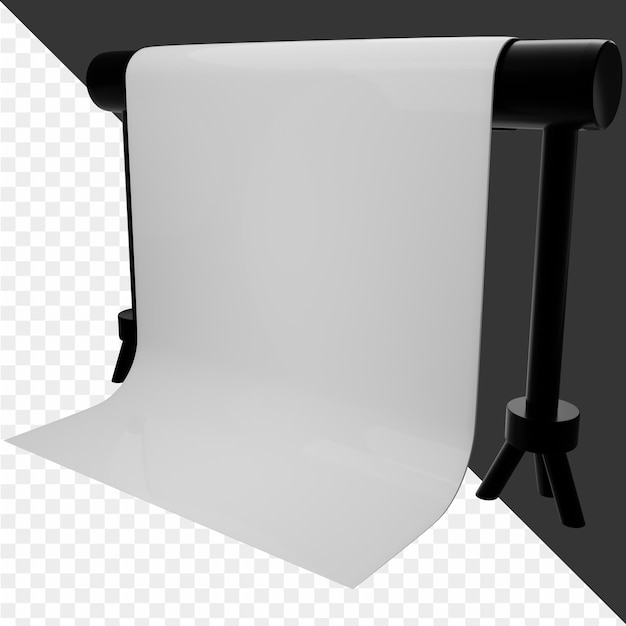 PSD iconica dello studio fotografico 3d