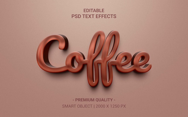 3d photoshop editable text effect, Editable3D text effect