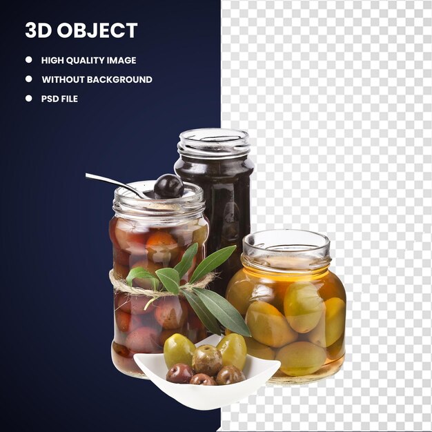 PSD 3d <unk>のオリーブオイル フルーツオリーブオイル食品