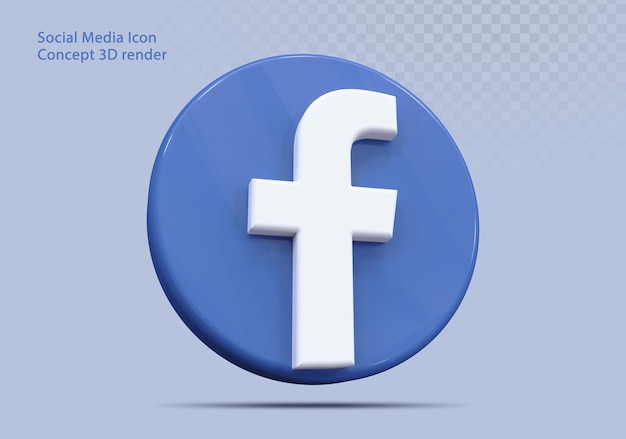 3D-pictogram Facebook sociale media