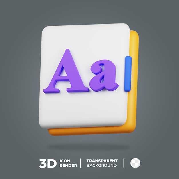 3D-pictogram lettertype