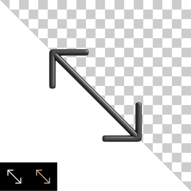 PSD 3d-pictogram met variatie