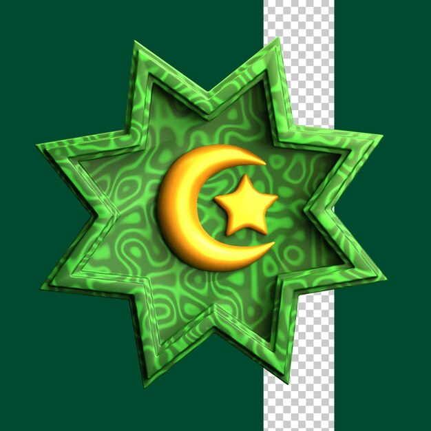 PSD 3d-pictogram ramadhan-thema