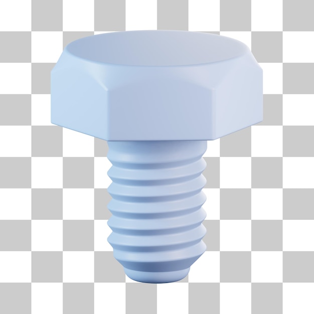 PSD 3d-pictogram schroeven