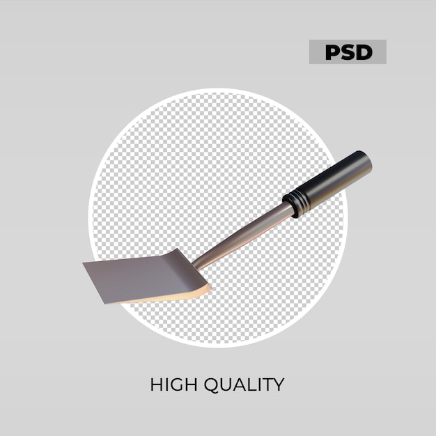PSD 3d-pictogram spatel