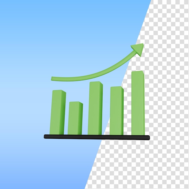 3d pictogram staafdiagram