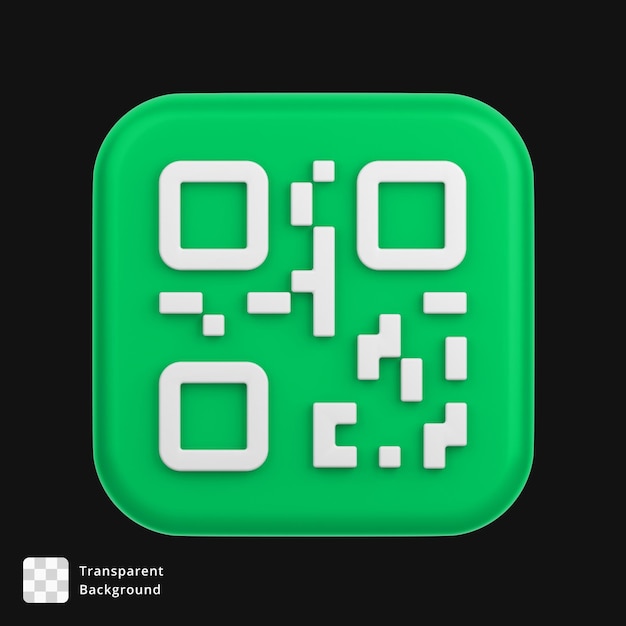 3D-pictogram van een barcode