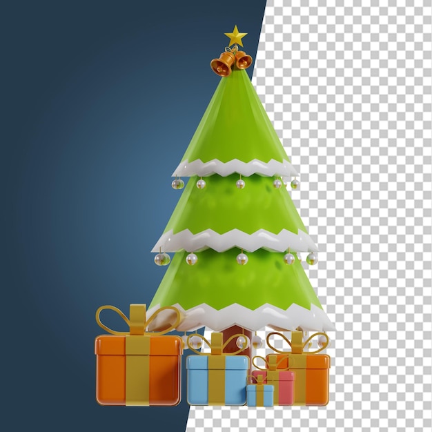 3D-pictogram voor feestelijke kerstvakantie