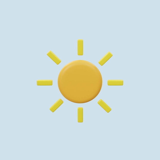 3D-pictogram voor weer