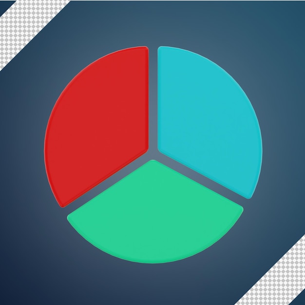 PSD 3d pie chart