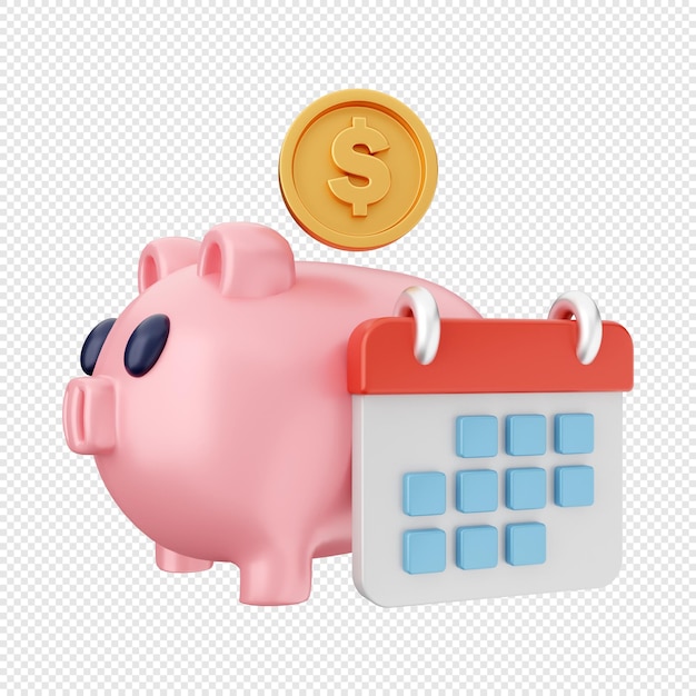 PSD 3d piggy bank investment date