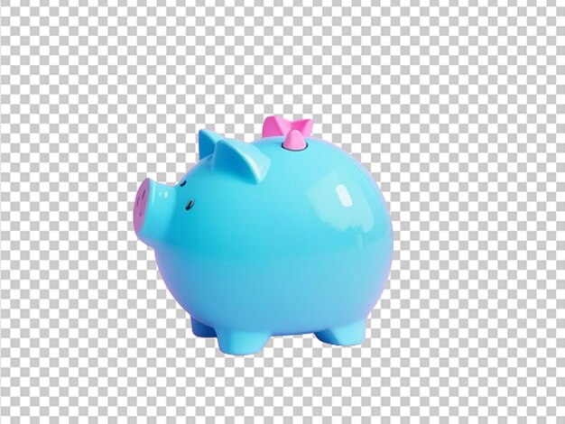 PSD 3d pink piggy bank